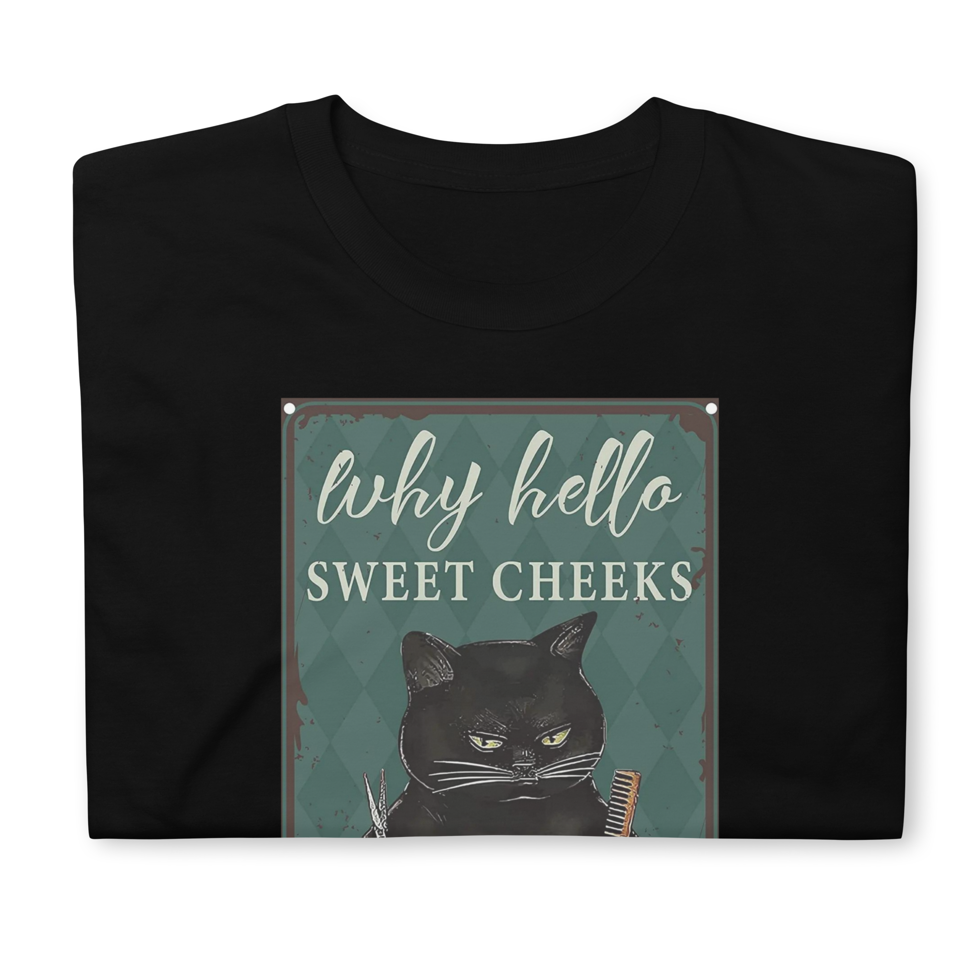 "Have a seat" Hairstylist Cat Short-Sleeve Unisex T-Shirt
